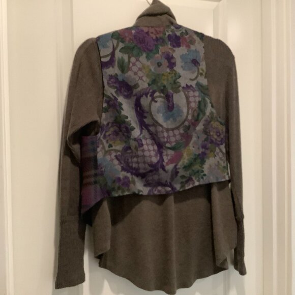 Sweet Romeo Turtle-neck sweater, olive green, size S - Picture 7 of 7